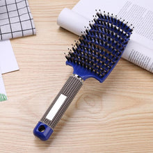 Load image into Gallery viewer, Straightening Ionic Smoothing De-tangler Paddle Hairbrush