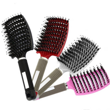Load image into Gallery viewer, Straightening Ionic Smoothing De-tangler Paddle Hairbrush