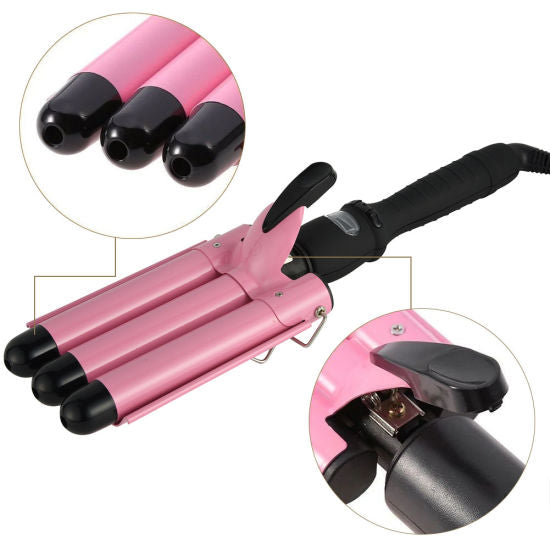 Triple Barrel Ceramic Hair Waver