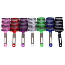 Load image into Gallery viewer, Straightening Ionic Smoothing De-tangler Paddle Hairbrush
